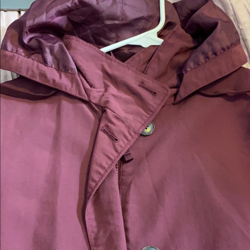 Maroon Rain Jacket